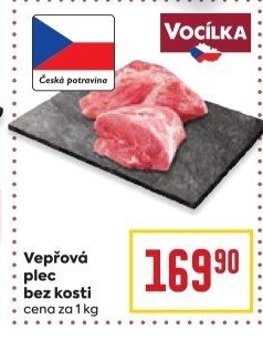 Vepřová plec bez kosti Vocílka