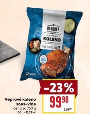 Vepřové koleno s kostí Sous vide Banquet