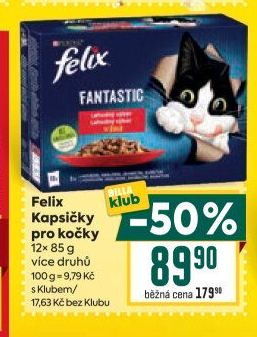 Kapsičky pro kočky Felix Purina