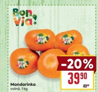 Mandarinky Billa Bonvia