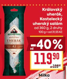 Salámy Kostelecké uzeniny