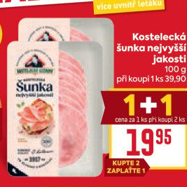 Šunka nejvyšší jakosti Kostelecké uzeniny