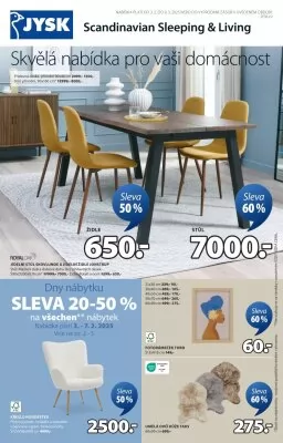 akční leták Jysk 3.2.2025-9.3.2025