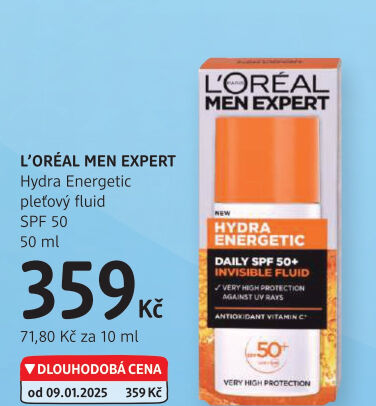 Fluid pleťový Hydra Energetic Men Expert L'