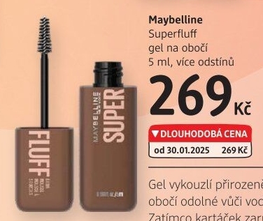 Gel na oboč Superfluff Maybelline