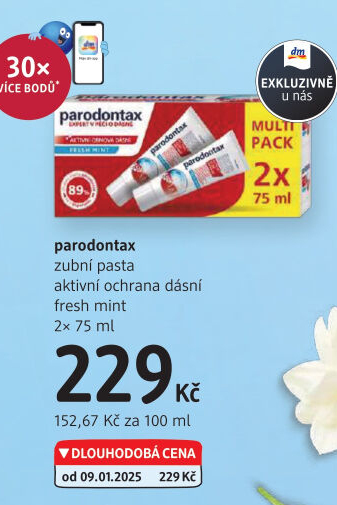 Pasta na zuby Aktivní obnova dásní Parodontax