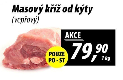 Masový kříž od kýty vepřový