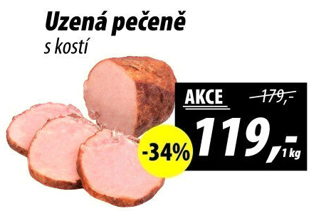 Uzená pečeně s kostí