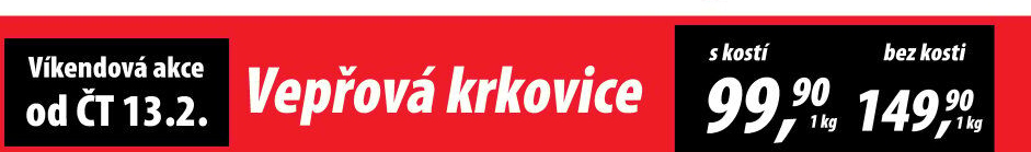 Vepřová krkovice s kostí