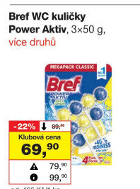 WC blok tuhý Power Aktiv Bref