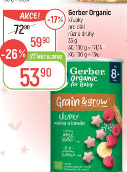 Křupky dětské bio Grain &amp