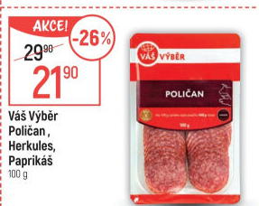 Salám Poličan Váš Výběr