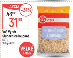 Slunečnice loupaná Váš Výběr