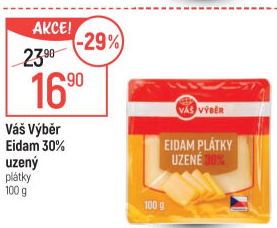 Sýr Eidam uzený 30% Váš Výběr