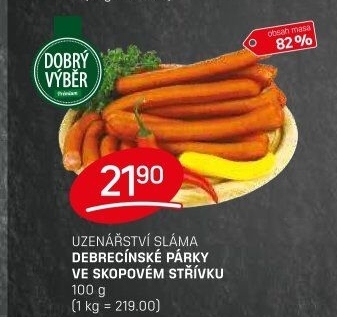 Debrecínské párky Prémium Dobrý Výběr