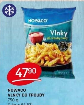 Hranolky vlnky mražené Nowaco