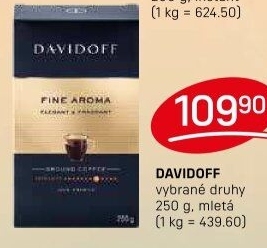 Mletá káva Davidoff