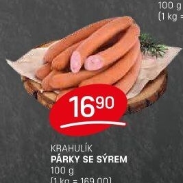Párky se sýrem Krahulík