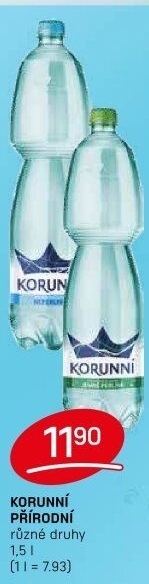 Přírodní voda Korunní