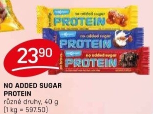 Proteinové tyčinky No added sugar Maxsport