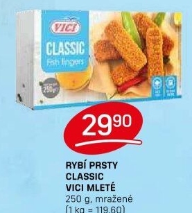Rybí prsty mražené Vici