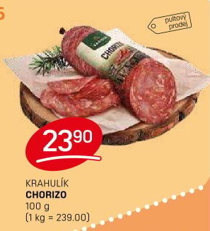 Salám Chorizo Krahulík