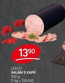 Salám s kapií LE&amp