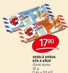 Sýr a křup Veselá kráva