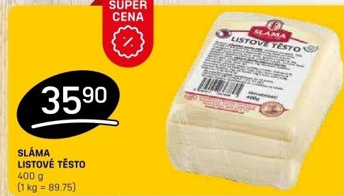 Těsto listové Sláma