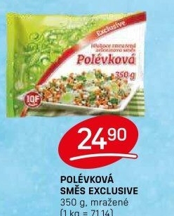 Zeleninová polévková směs mražená exclusive
