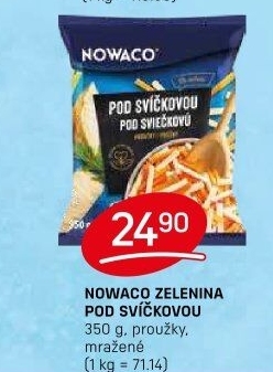 Zeleninová směs pod svíčkovou mražená Nowaco