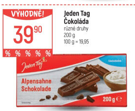 Čokoláda Jeden Tag