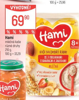 Kaše mléčná Hami