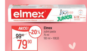 Pasta na zuby Junior Elmex