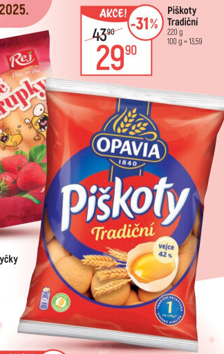 Piškoty Opavia