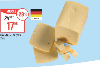 Sýr Gouda 30%