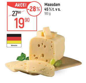 Sýr Maasdamer 45%
