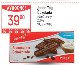 Čokoláda Jeden Tag
