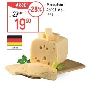 Sýr Maasdamer 45%