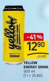 Energetický nápoj Yellow