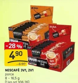 Instantní káva porcovaná 3v1 Nescafé