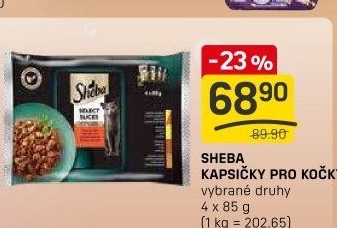 Kapsičky pro kočky Sheba