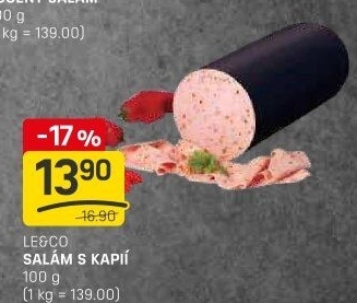 Salám s kapií LE&amp