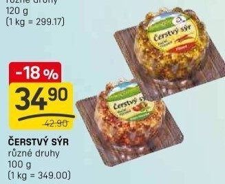 Sýr čerstvý v koření Kromilk