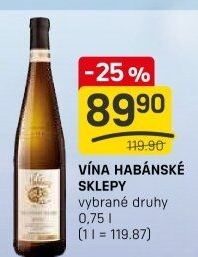 Vína Habánské sklepy
