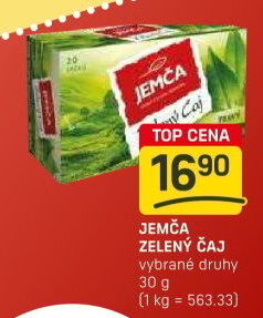 Zelený čaj Jemča