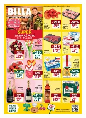 akční leták BILLA 12.2.2025-18.2.2025