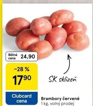 Brambory červené