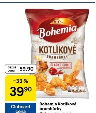 Brambůrky kotlíkové Bohemia Chips