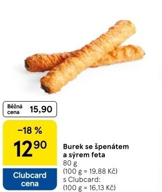 Burek se slanou náplní
